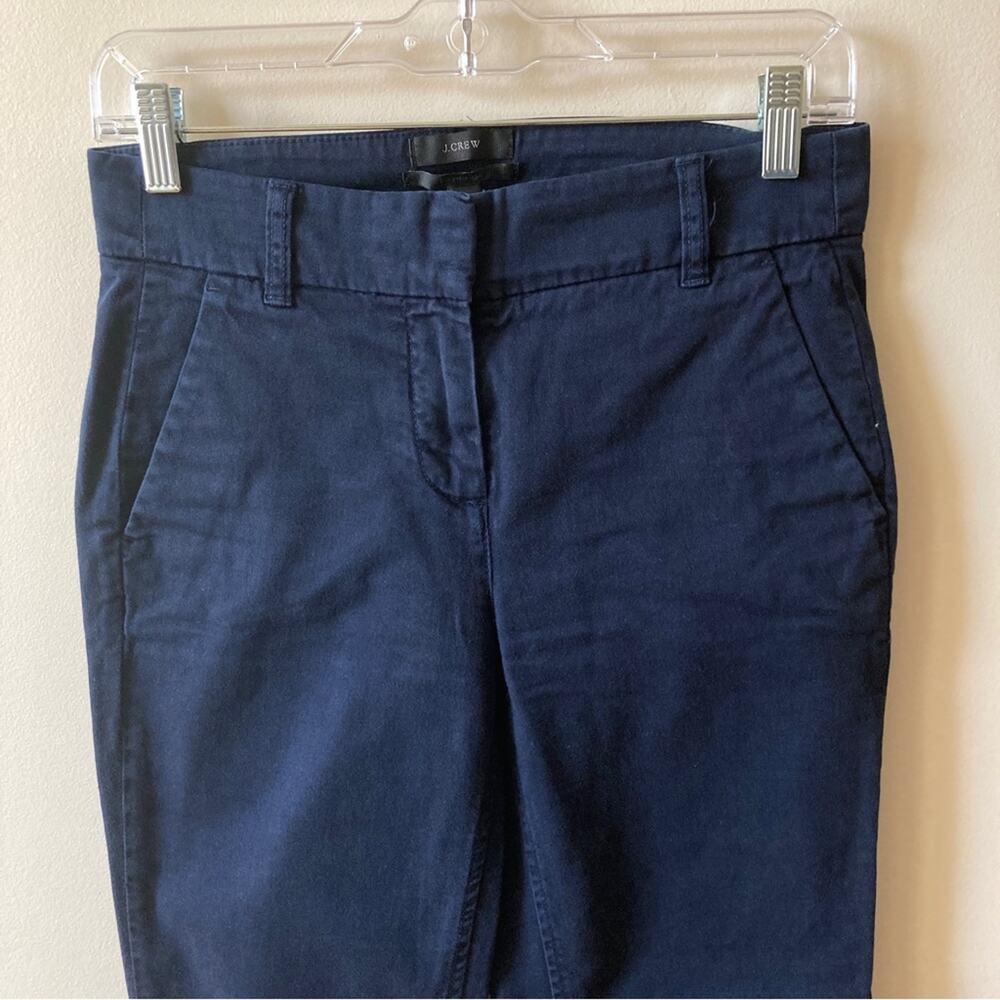 J.Crew Stretch Chino Pant Navy Size 0 - Picture 3 of 10